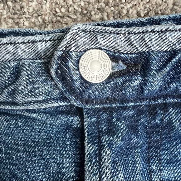 Adriano Goldschmied Daily Blue Maxi Denim Skirt with Front/Back Slits, Size 27 - Picture 3 of 12